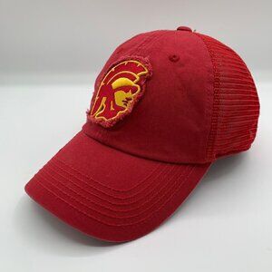 USC Trojans NCAA Red Relaxed Fit Snapback Trucker Hat